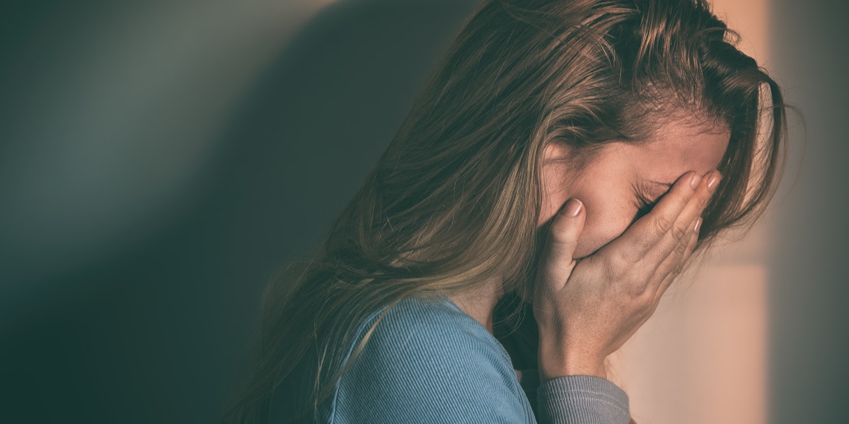 I Wish I Could Borrow Someone Else's Heart While Mine Heals upset woman