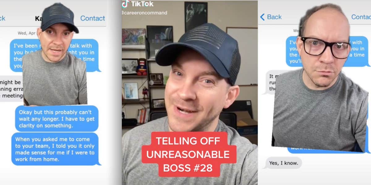 Boss Tells Worker Role Is Not Remote 3 Months After Recruiting Him For A Work From Home Position TikTok unreasonable boss lied hiring worker for remote role