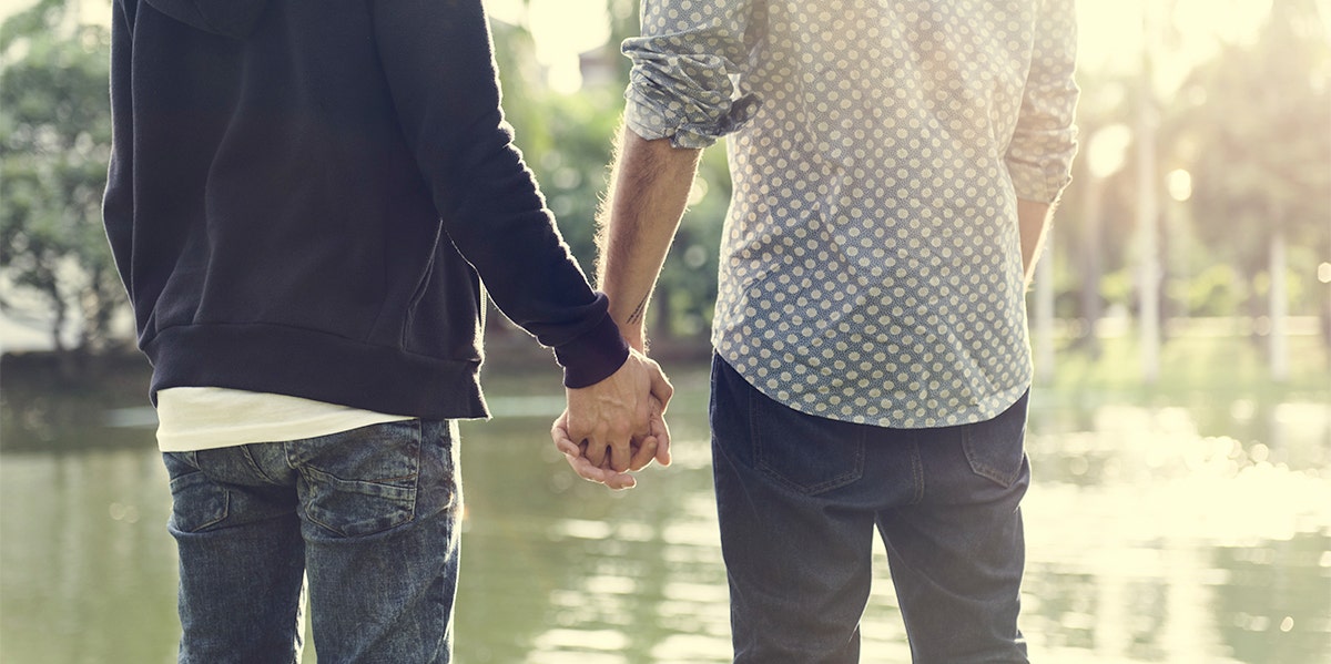 My Boyfriend Cheated On Me With A Man two men holding hands