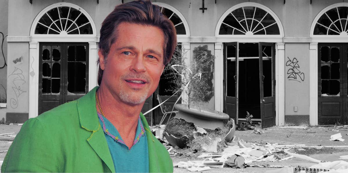Brad Pitt, New Orleans after Hurricane Katrina