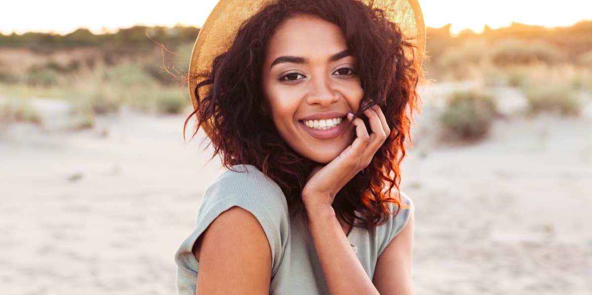 smiling woman