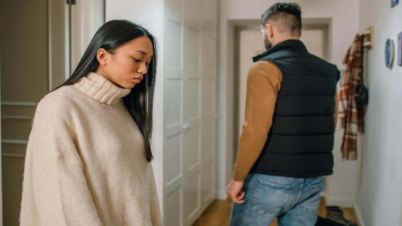 Why You're Fixated On Breaking Up With Your Partner couple breaking up