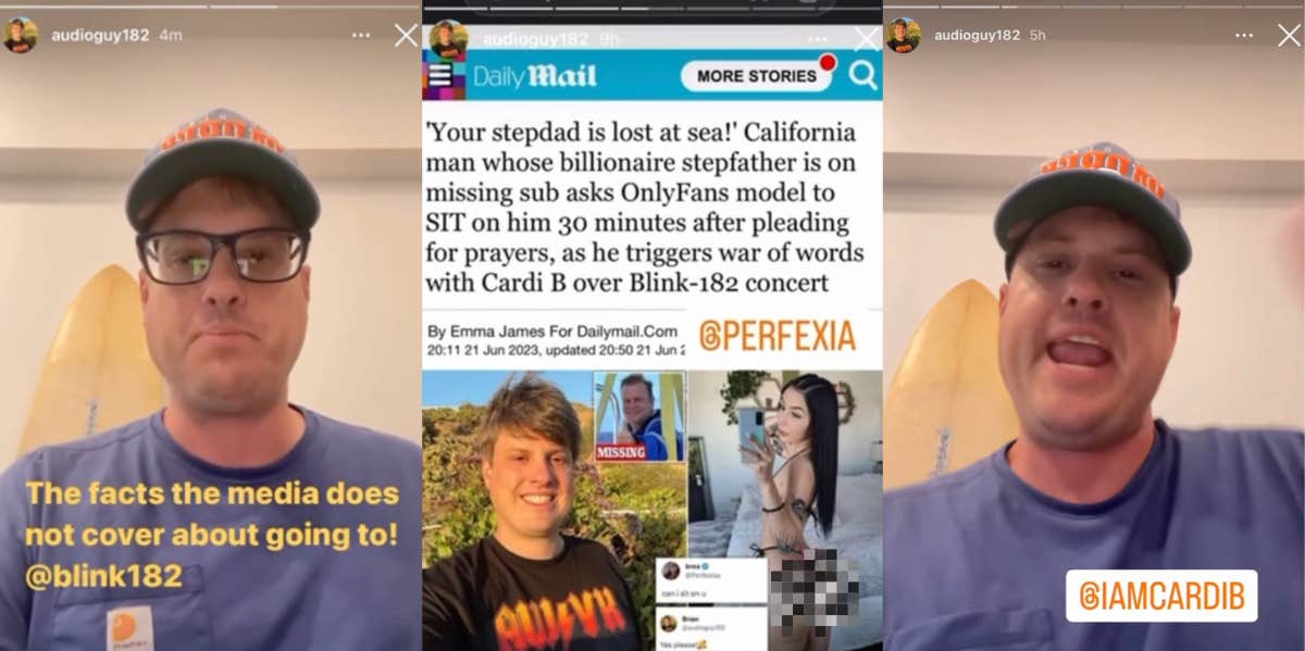 Who is Brian Szasz? Inside The Living 'Nightmare' Of British Billionaire's Stepson, Brian Szasz Screenshots of Brian Szasz's defending his actions on his Instagram story.