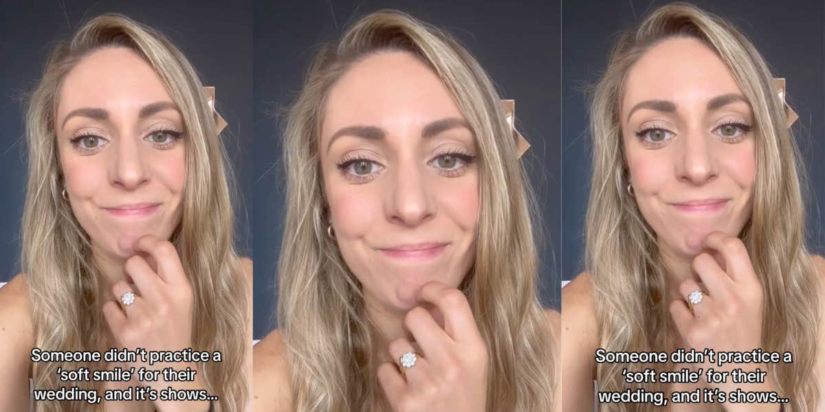 Bride Who Didn't Practice Her 'Soft Smile' Before Her Big Day Shows How Her Wedding Photos Turned Out Phoebe Batteson-Brown