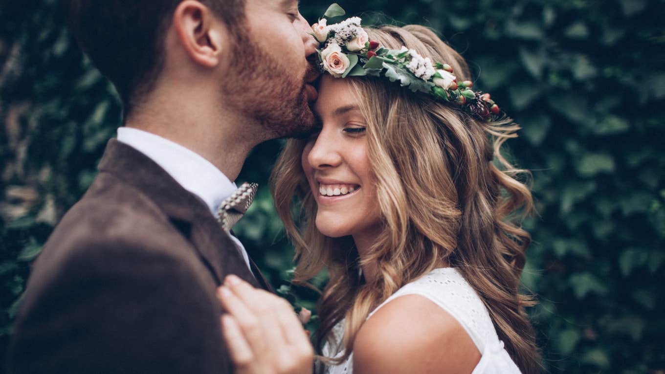 Bride Shares Her List Of Wedding Rules: No Kids, No Phones, No Shots For Groomsmen & The Groom Must Cry bride and groom