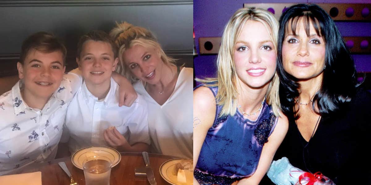 Britney Spears Claims Lynne Spears "Hit Her" After She Came Home From Partying While Lynne Cared For Her Sons Britney Spears, Sean Federline, Jayden Federline, Lynne Spears