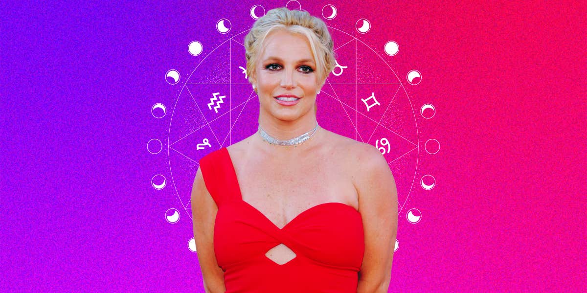 Britney Spears' Zodiac Sign And Birth Chart, Explained britney spears, zodiac wheel