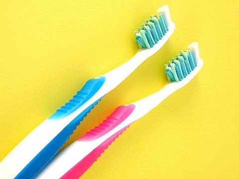 two toothbrushes