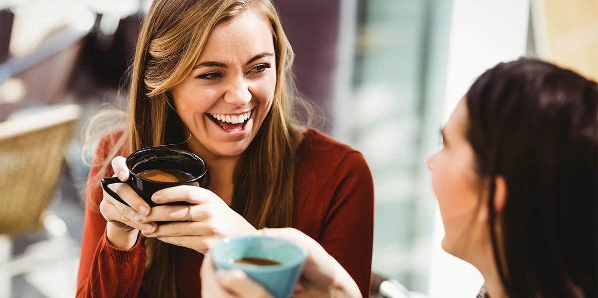 friends drinking coffee