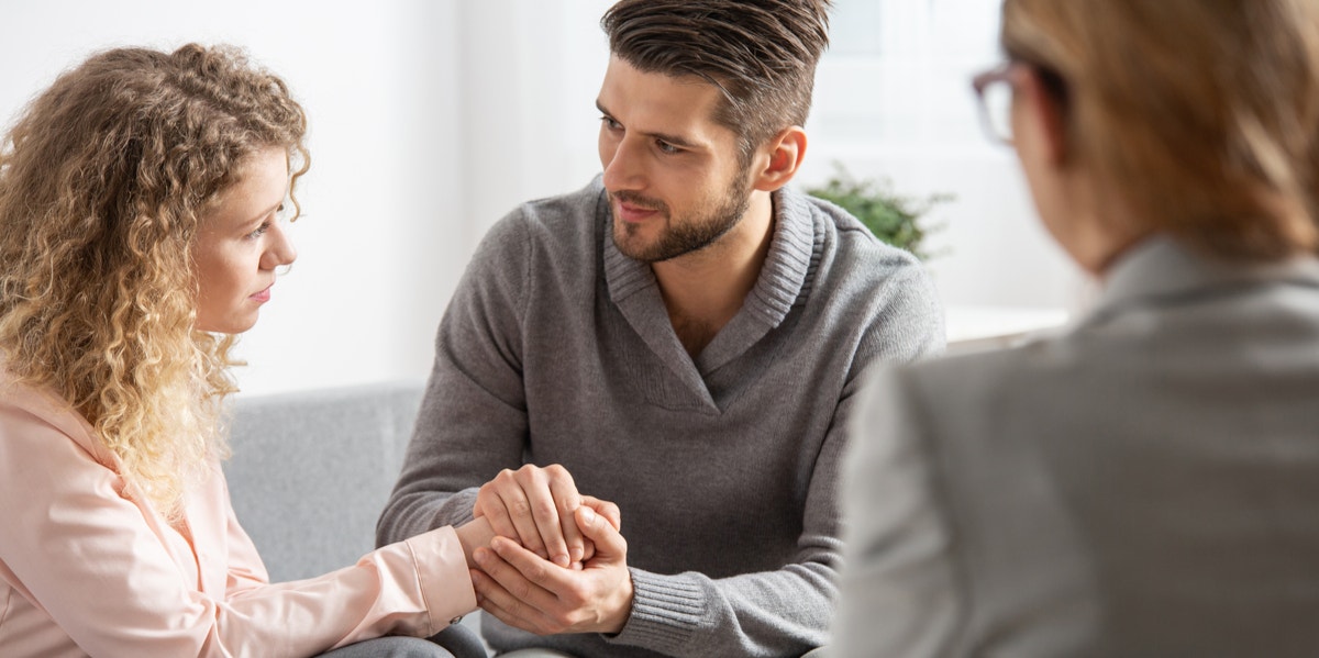 couple in marriage counseling