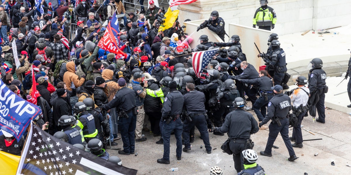 Capitol Riots Prove Blue Lives Never Mattered To Republicans capitol riots