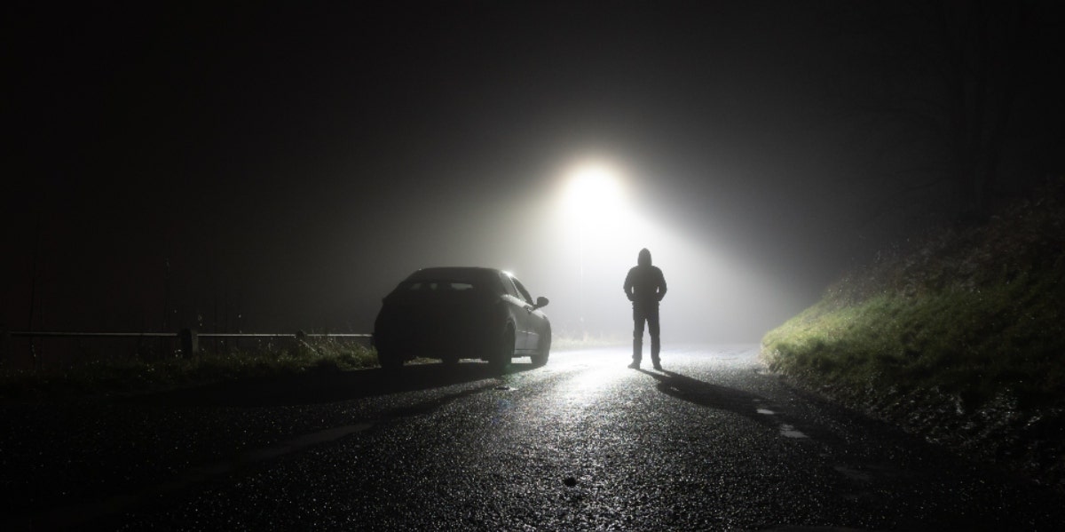 Car at night