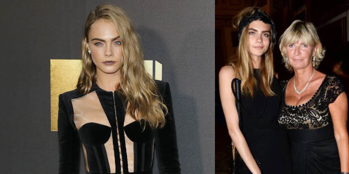 Inside Cara Delevingne's Childhood & Growing Up With An Addict Mother Cara Delevingne, Pandora Delevingne