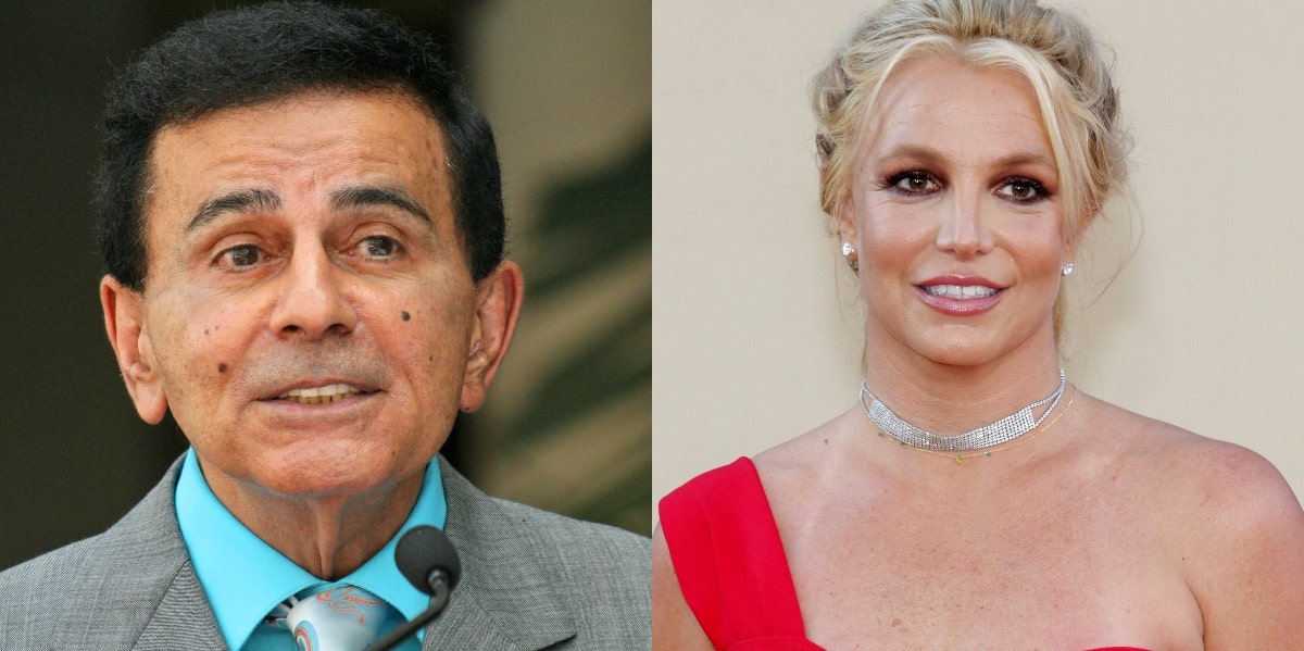 Casey Kasem and Britney Spears