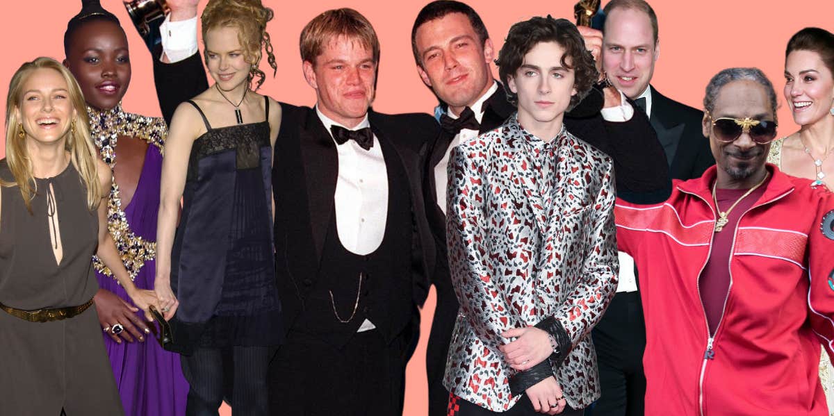 12 Celebrities Who Went To School Together Lupita Nyong'o, Naomit Watts, Nicole Kidman, Matt Damon, Ben Affleck, Timothee Chalamet, Snoop Dogg, Prince Williams, Kate Middleton