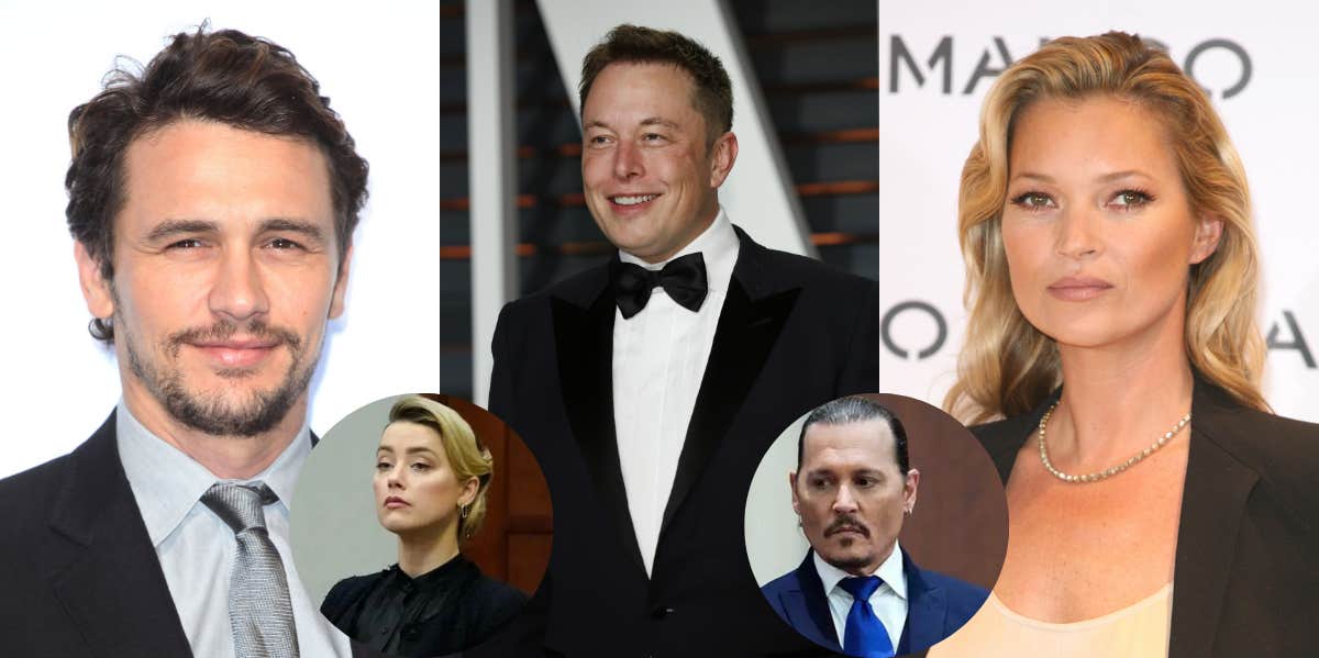 12 Celebrities Who Have Been Mentioned In Johnny Depp & Amber Heard's Trial And Why James Franco, Elon Musk, Kate Moss