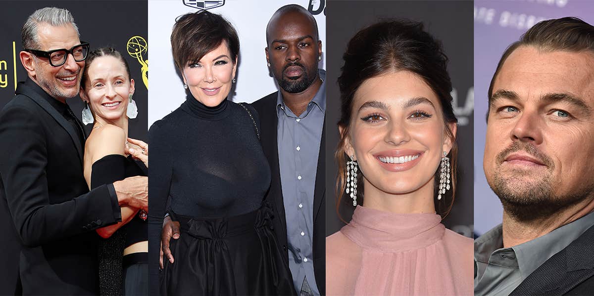 Emilie Livingston, Jeff Goldblum, Kris Jenner, Corey Gamble, Camila Morrone, Leonardo DiCaprio