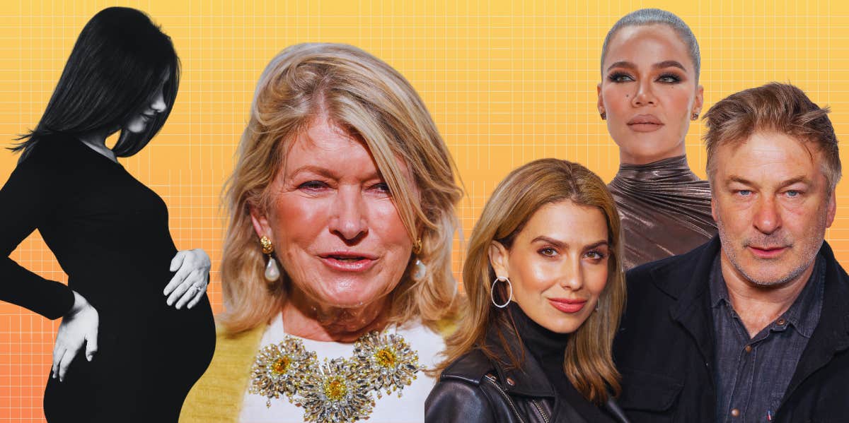 Surrogate, Martha Stewart, Hilaria Baldwin, Alec Baldwin & Khloe Kardashian