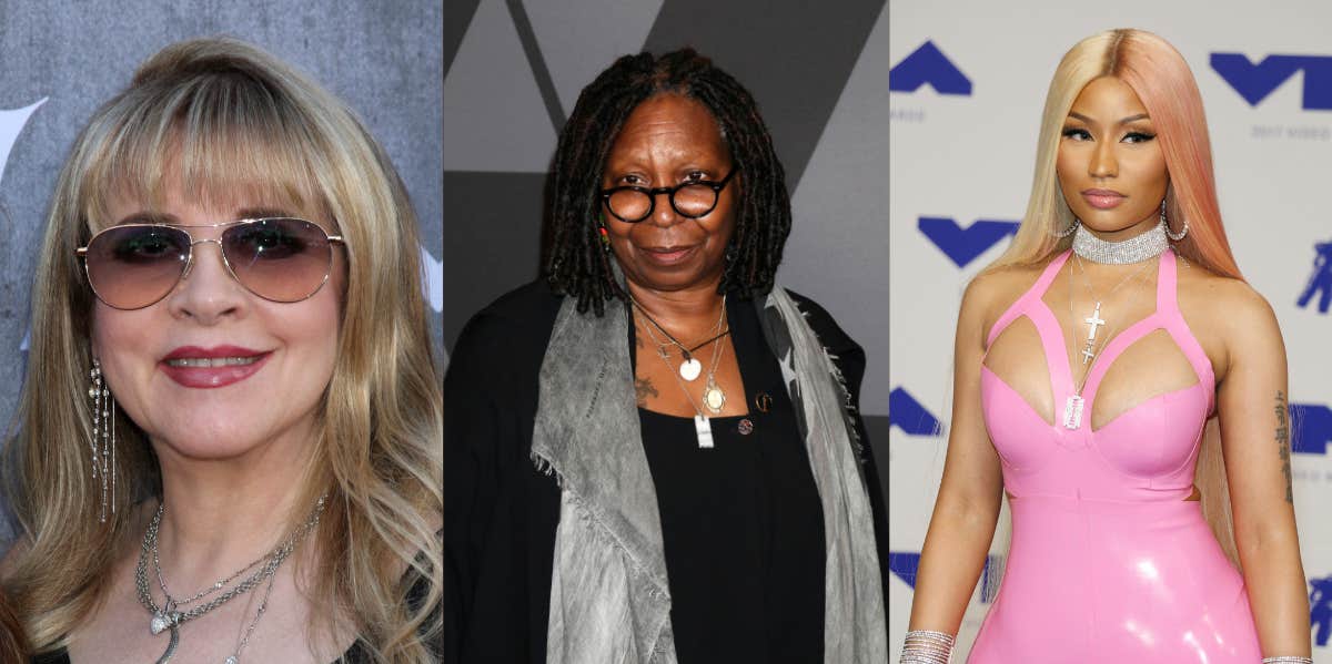 Stevie Nicks, Whoopi Goldberg, Nicki Minaj