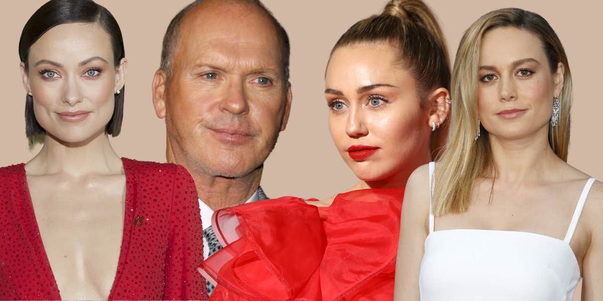 Olivia Wilde, Michael Keaton, Miley Cyrus, Brie Larson