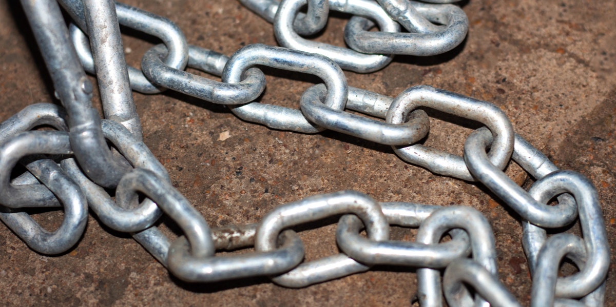 Lawsuit Alleges Mennonite Farm Made Boys Do Chain Gang-Like Jobs Chain on dirt