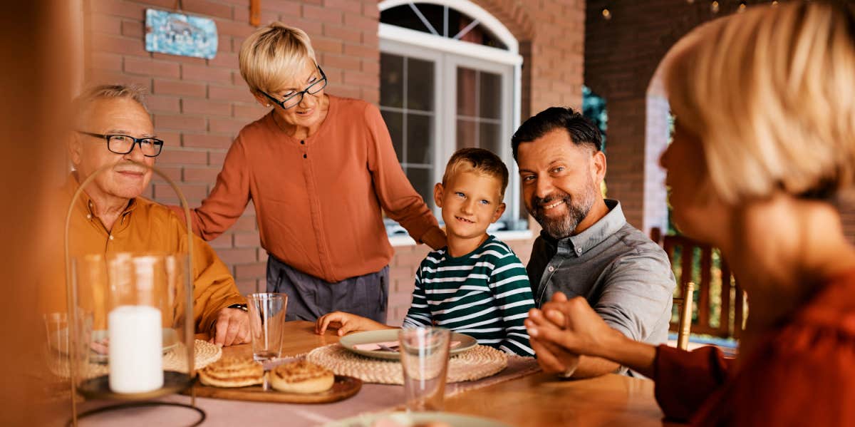 family hanging out