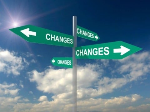 signs of change in every direction