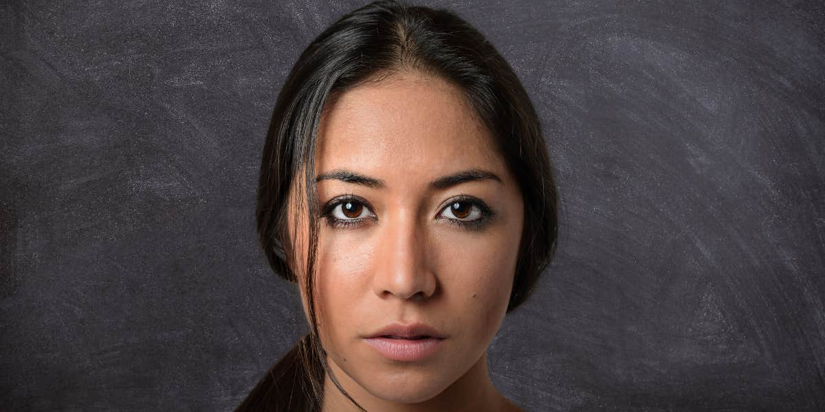 10 Traits Of A Bitter Personality woman with characteristics of a bitter person