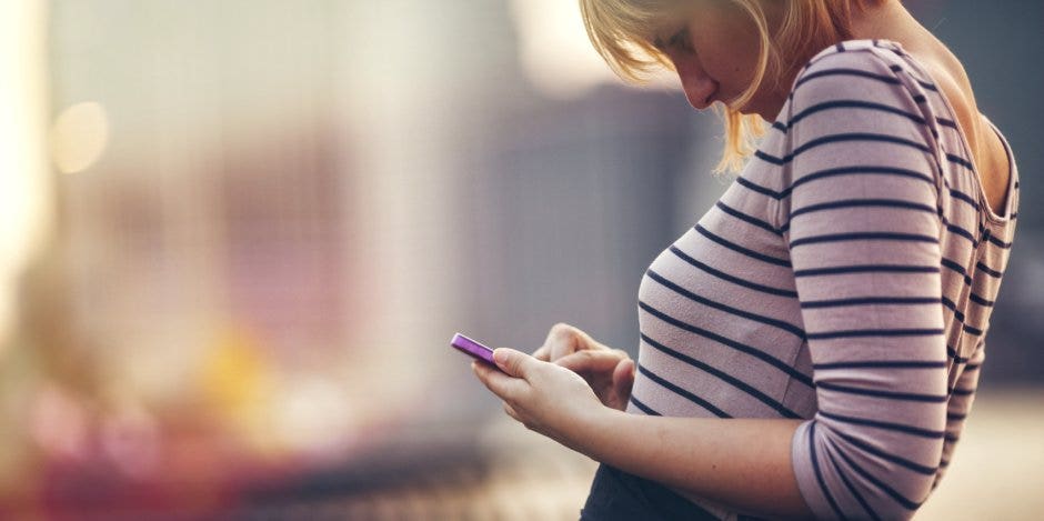 girl on phone