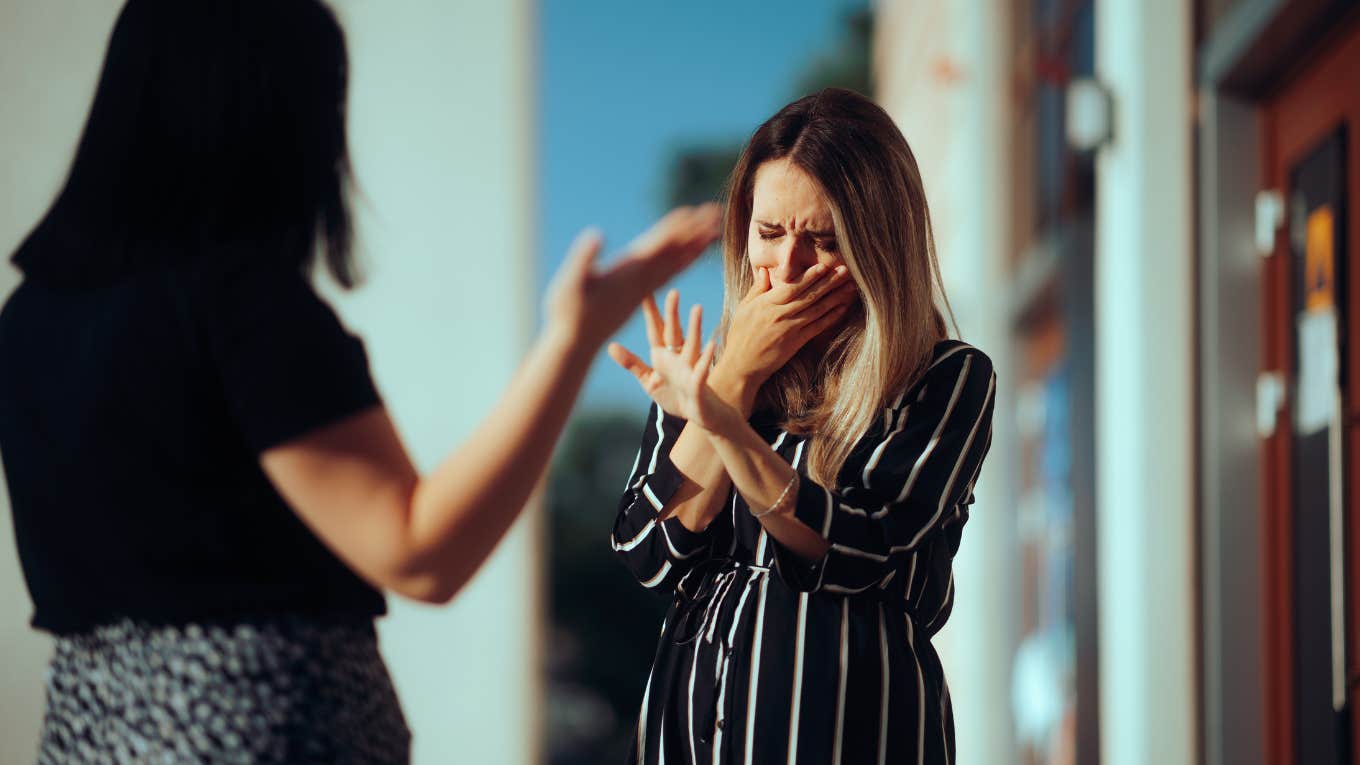 sisters arguing