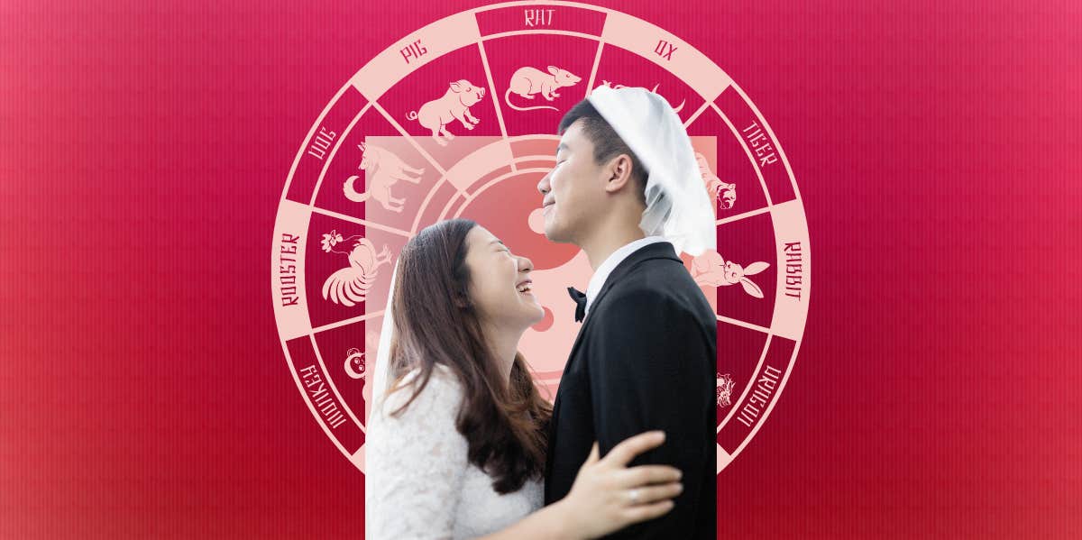 bride and groom and chinese zodiac signs