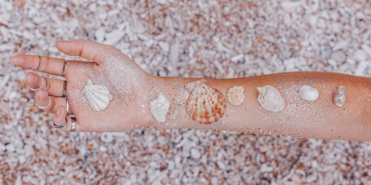 shells on an arm