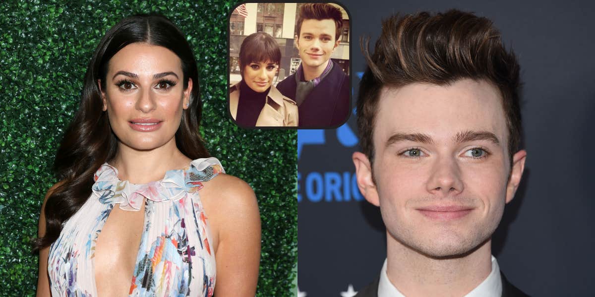 Chris Colfer, Lea Michele