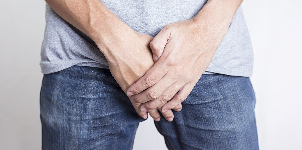 What It's Like To Get Circumcised As A Grown Man man covering groin area