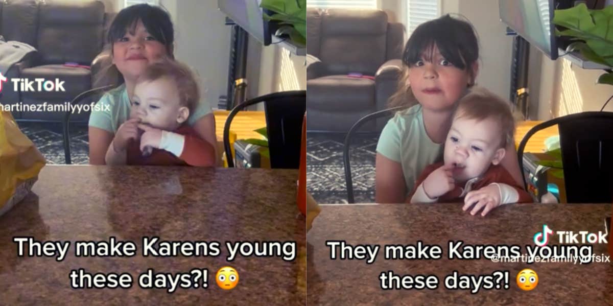 Little girl responds to classmate Karen