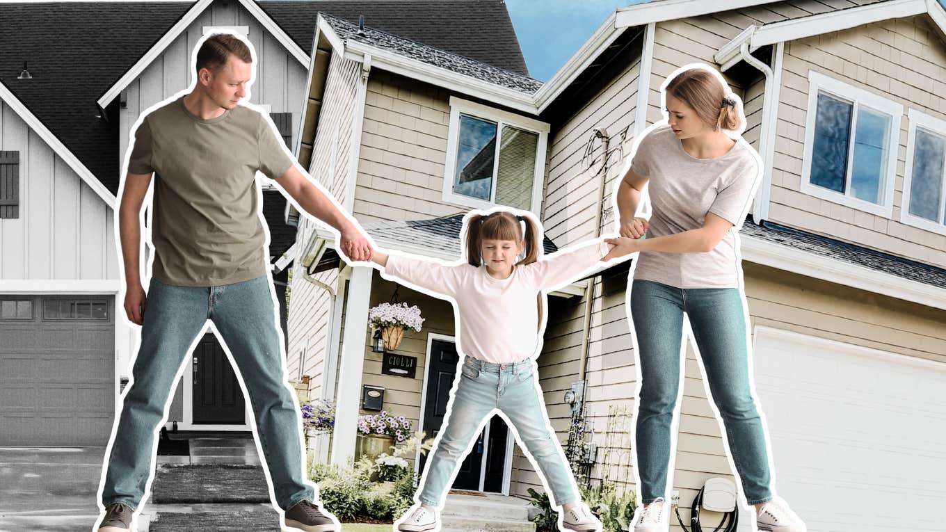 How To Peacefully Co-Parent When Your Ex Hates You Child being split between two homes