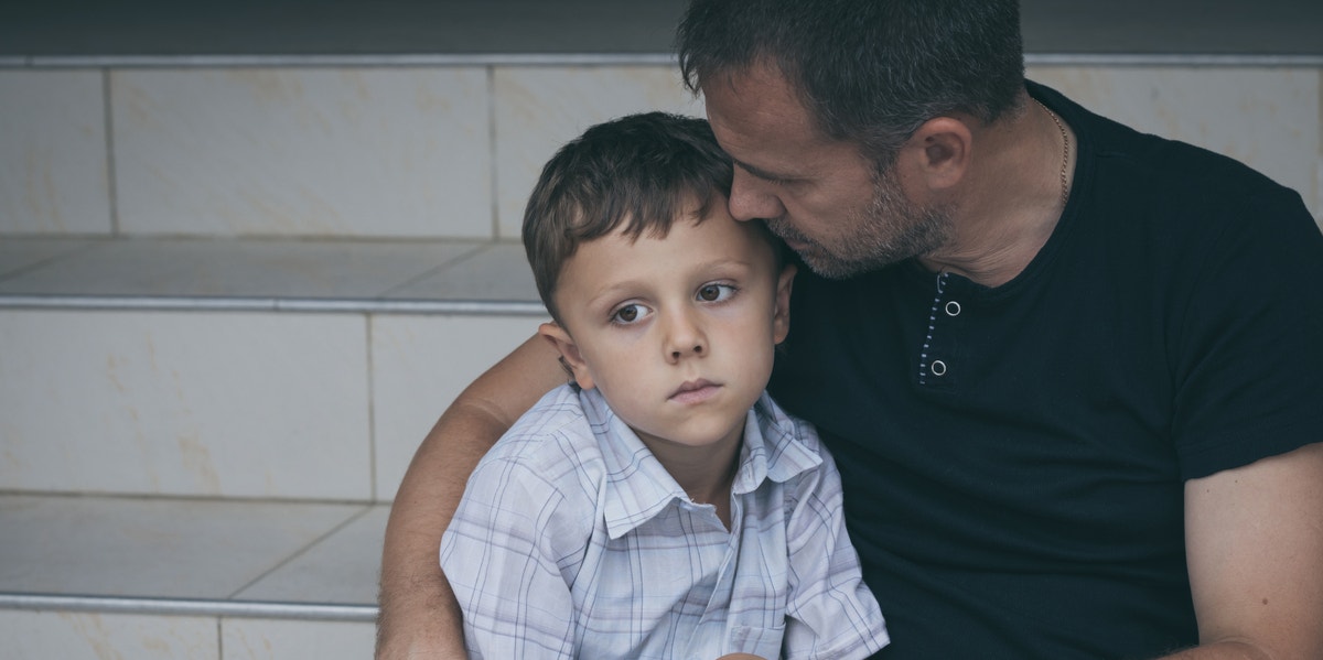 Co-parenting with a ghost grieving father and son
