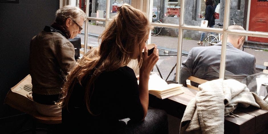 girl at coffee shop girl at coffee shop