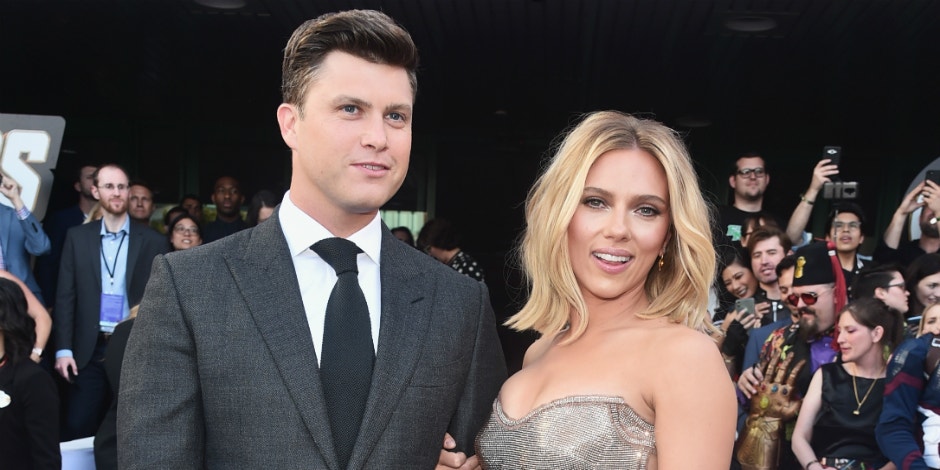 Scarlett Johansson and Colin Jost