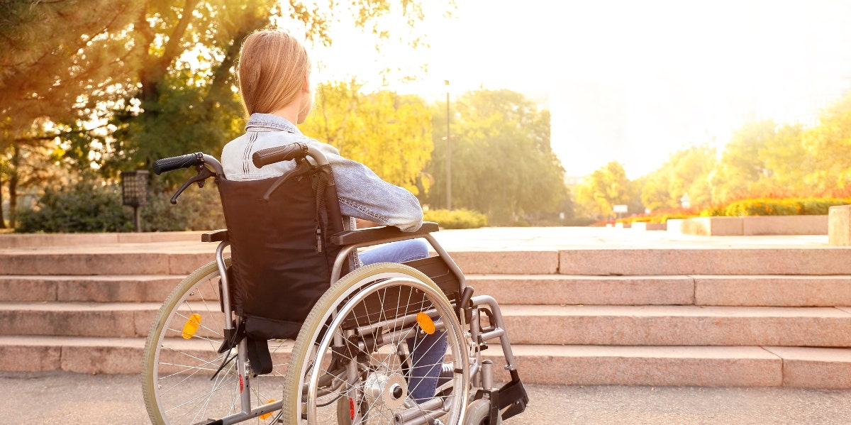 10 Myths About Sex & Disability woman in a wheelchair outside