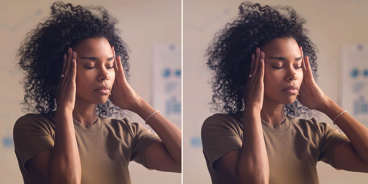 woman feeling stressed 