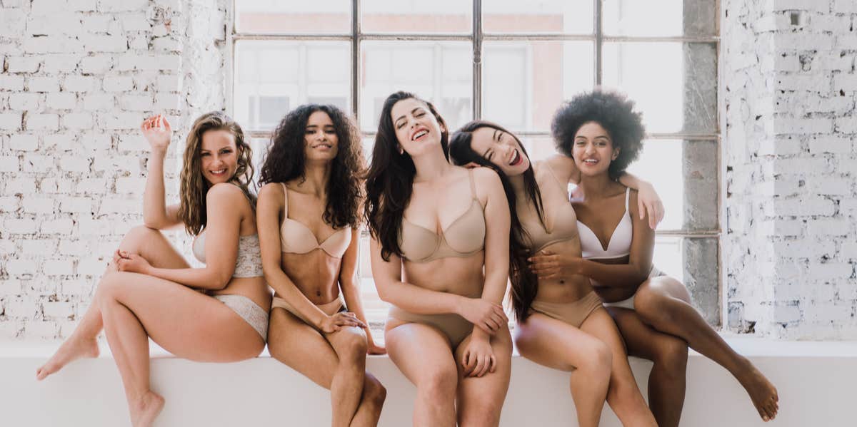Why Women Who Own Their Sexuality Are Empowering women of different races and body types sitting together