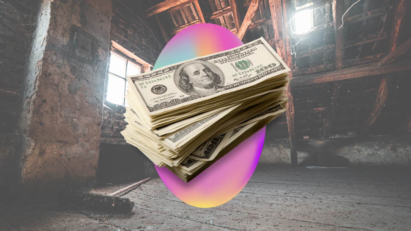 Couple Finds $6,000 Hidden In The Attic Of New House, Wonder If They Should Return It To The Elderly Former Homeowners money in an attic