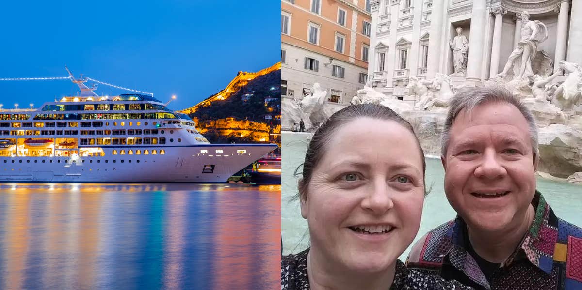 Couple Lives Permanently On A Cruise Ship Because It’s Cheaper Than Paying For A Mortgage Cruise ship, Angelyn and Richard Burk