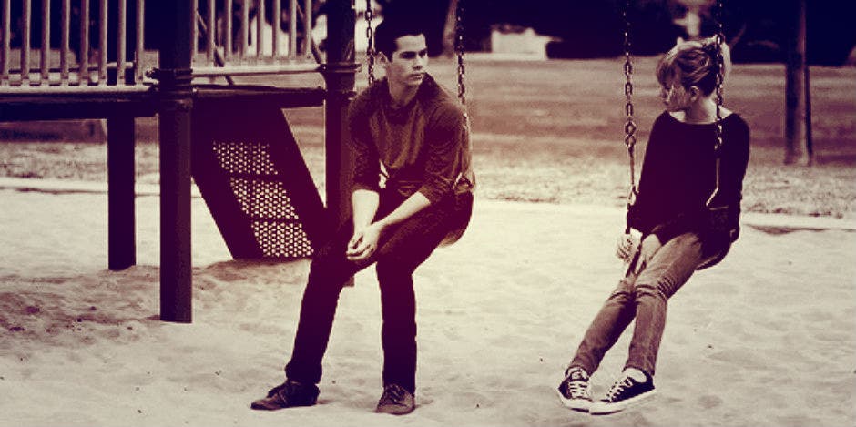 couple on swing couple on swing
