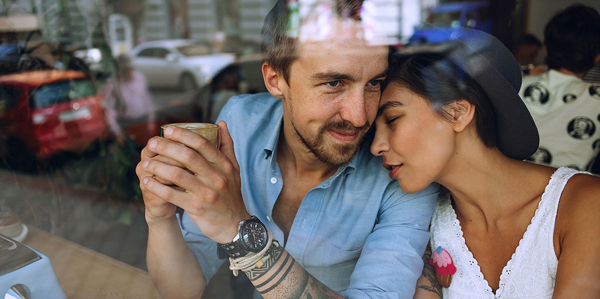 6 Brave Couples Reveal The Most Honest Thing They've Told Each Other huaband and wife nuzzling each other