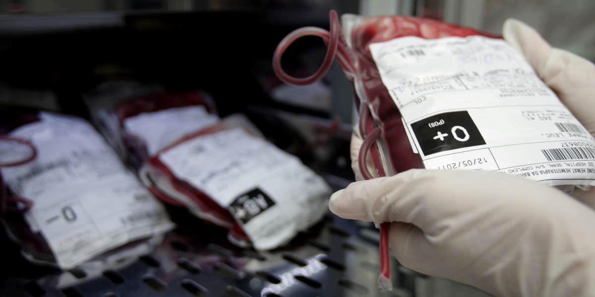 Blood transfusion bags