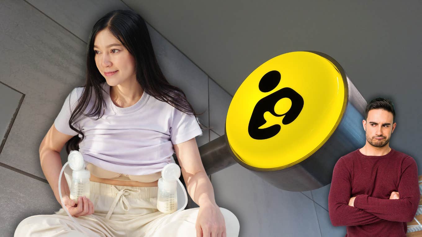 Co-Workers Are Annoyed With Covering For Nursing Mom While She Pumps mom pumping milk