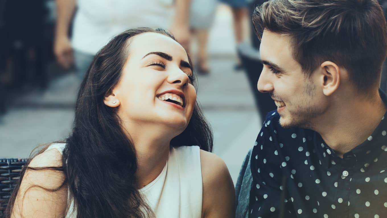 Couple Laughing 