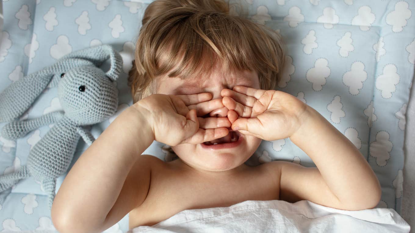 Baby angry best sale crying at night